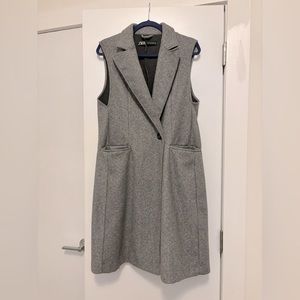 Zara dress/long vest XS